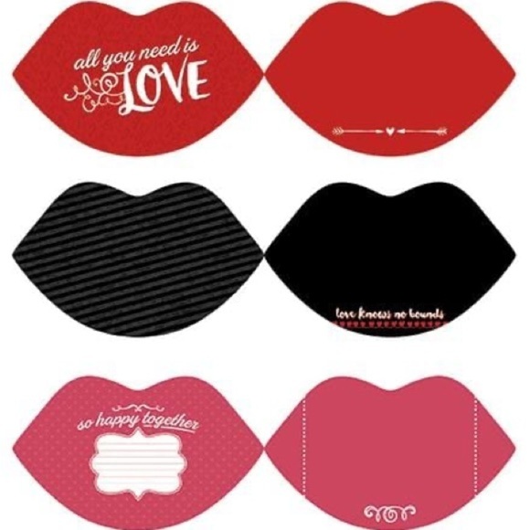 Paper House Lips Photo Book, Red Glitter Sparkle, NWT 💋✨🪩 - Picture 2 of 7